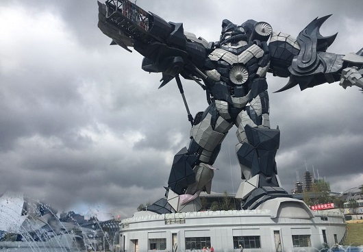 機器人？鋼結(jié)構(gòu)能做廠房外還有這種操作？