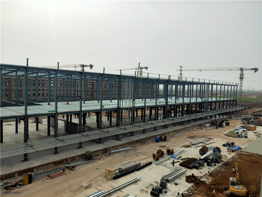 山西鋼結(jié)構(gòu)廠(chǎng)房施工實(shí)拍